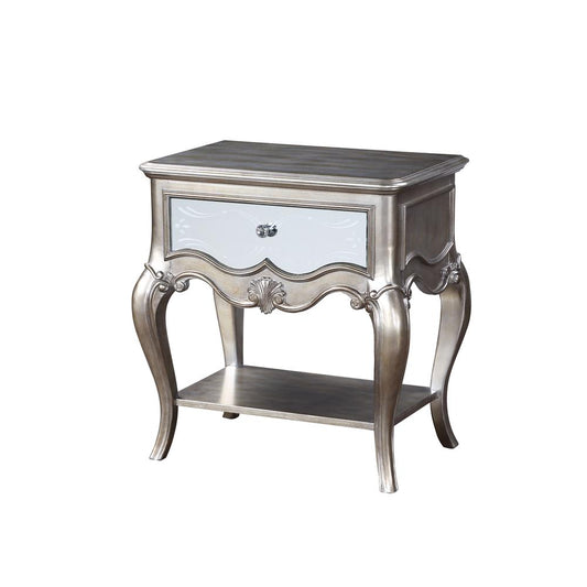 Esteban Nightstand (1 Drw), Antique Champagne (22207)