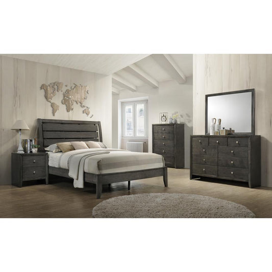 Ilana Nightstand, Gray Finish (28473)