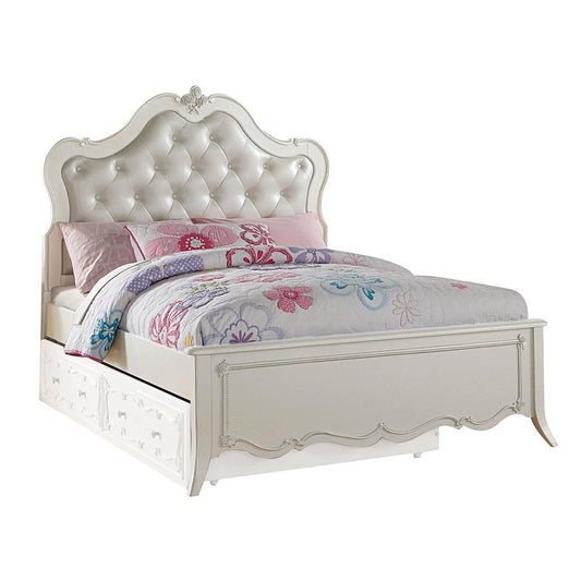 Edalene Full Bed, Pearl White (1Set/3Ctn)