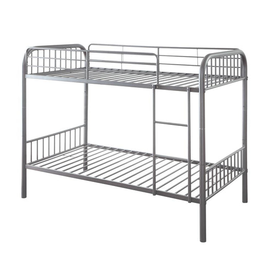 Bristol Twin/Twin Bunk Bed, Gunmetal