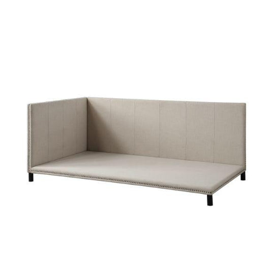 Yinbella Beige Linen Full Daybed