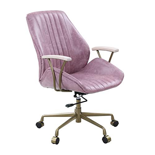 Hamilton Office Chair, Pink Top Grain Leather (OF00399)