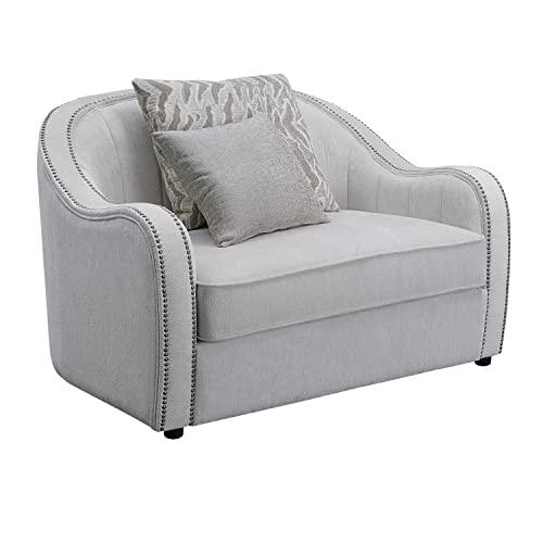 Mahler Chair w/2 Pillows, Beige Linen (LV00580)