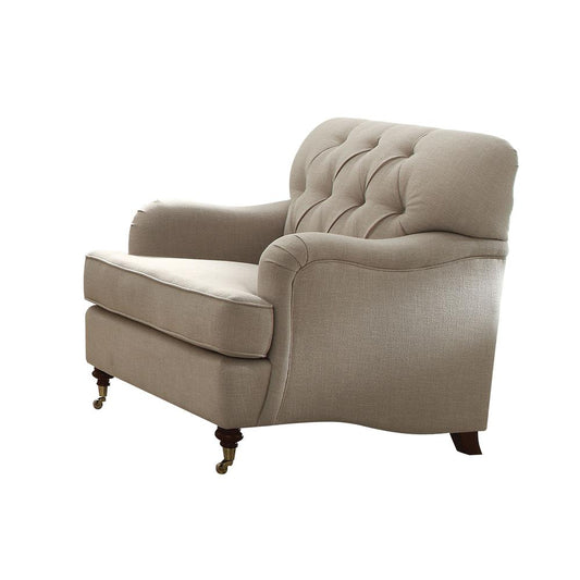 Chair, Beige Fabric 52582