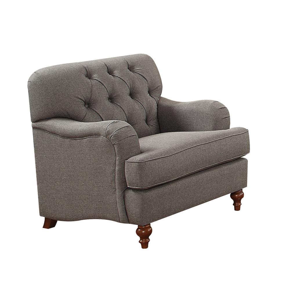 Chair, Dark Gray Fabric 53692