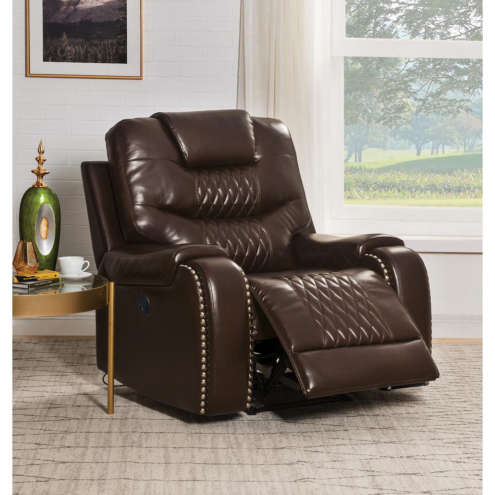 Recliner (Motion), Brown PU 55417