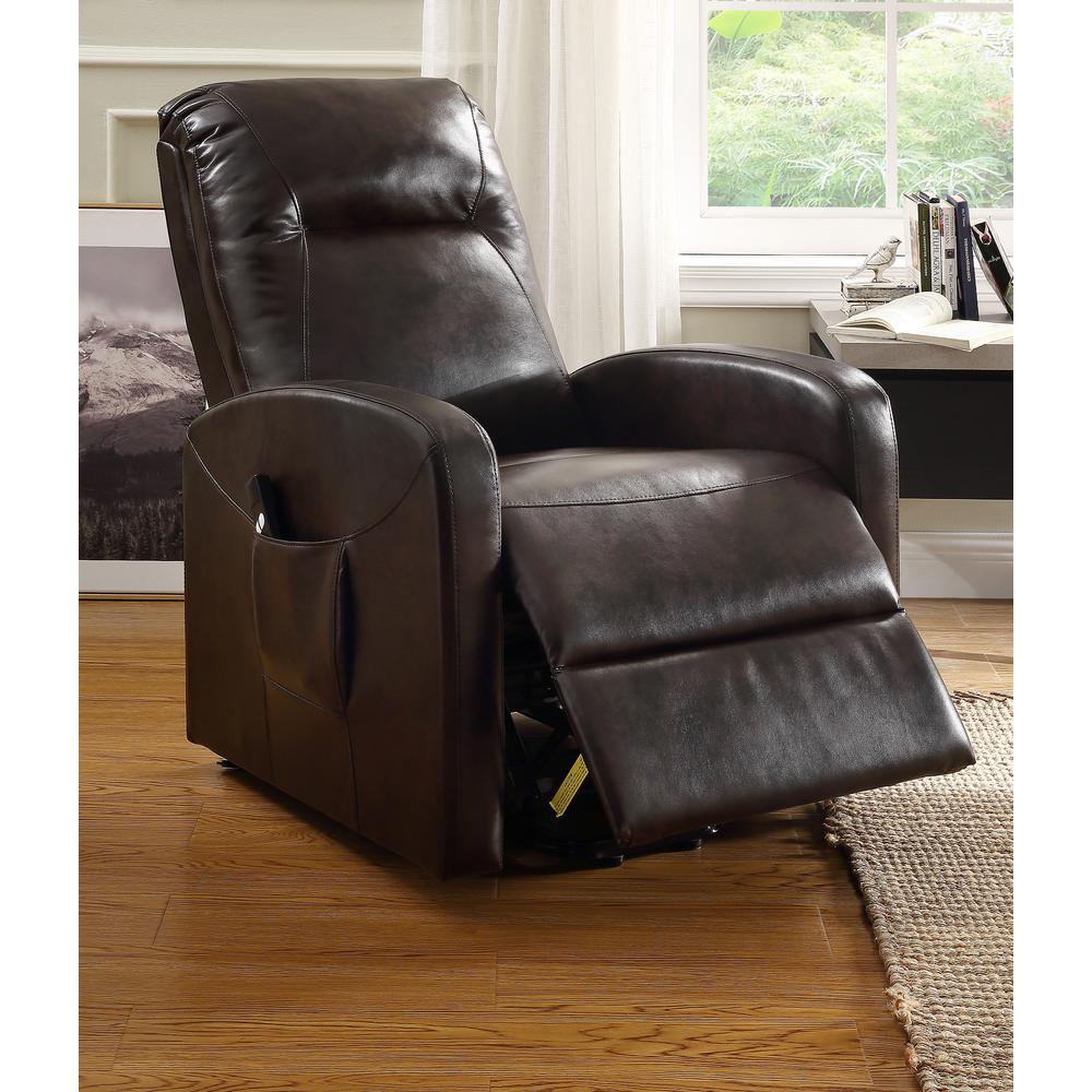 Recliner w/Power Lift, Espresso PU 59458