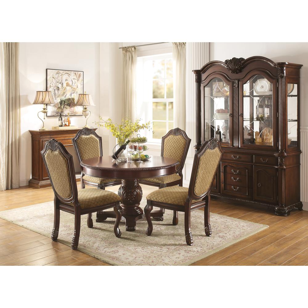 ACME Chateau De Ville Dining Table, Espresso (1Set/2Ctn)