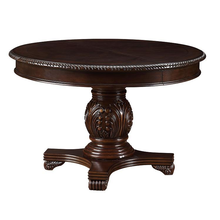 Chateau De Ville Espresso Dining Table (Pedestal)