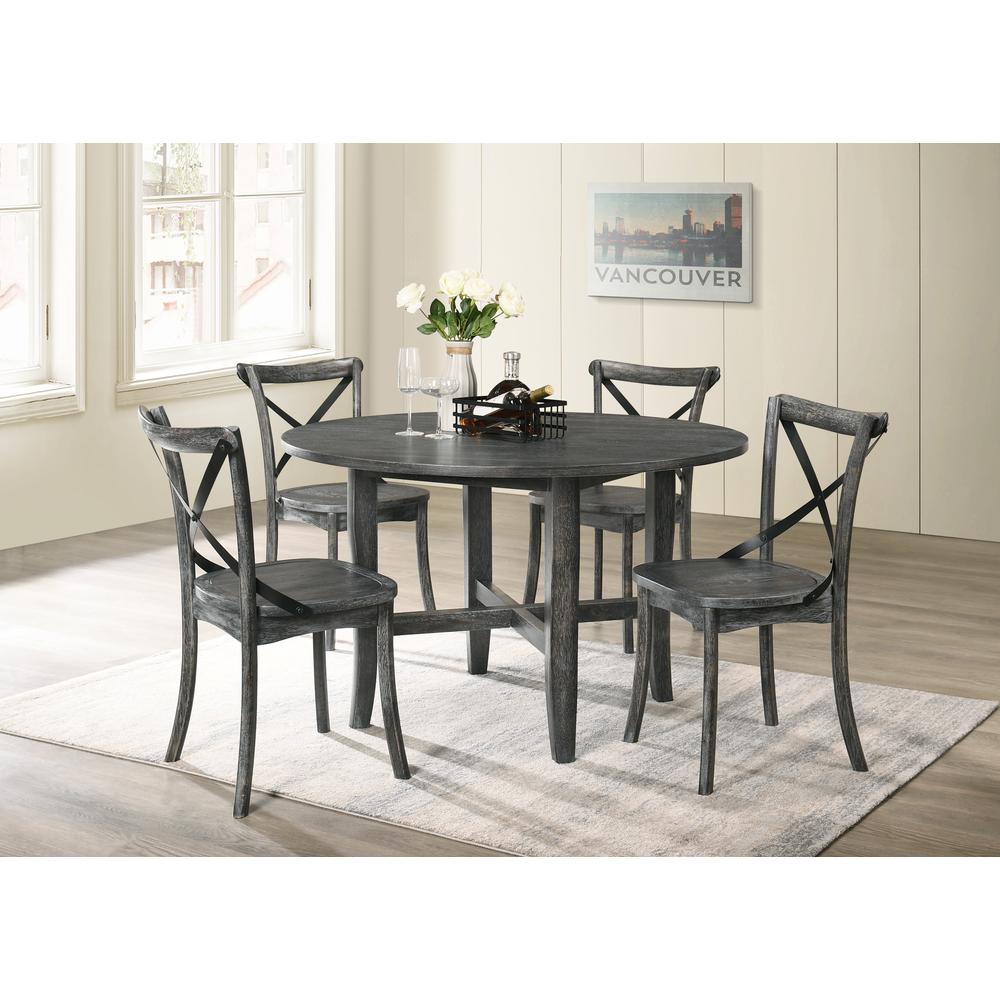 ACME Kendric Dining Table, Rustic Gray