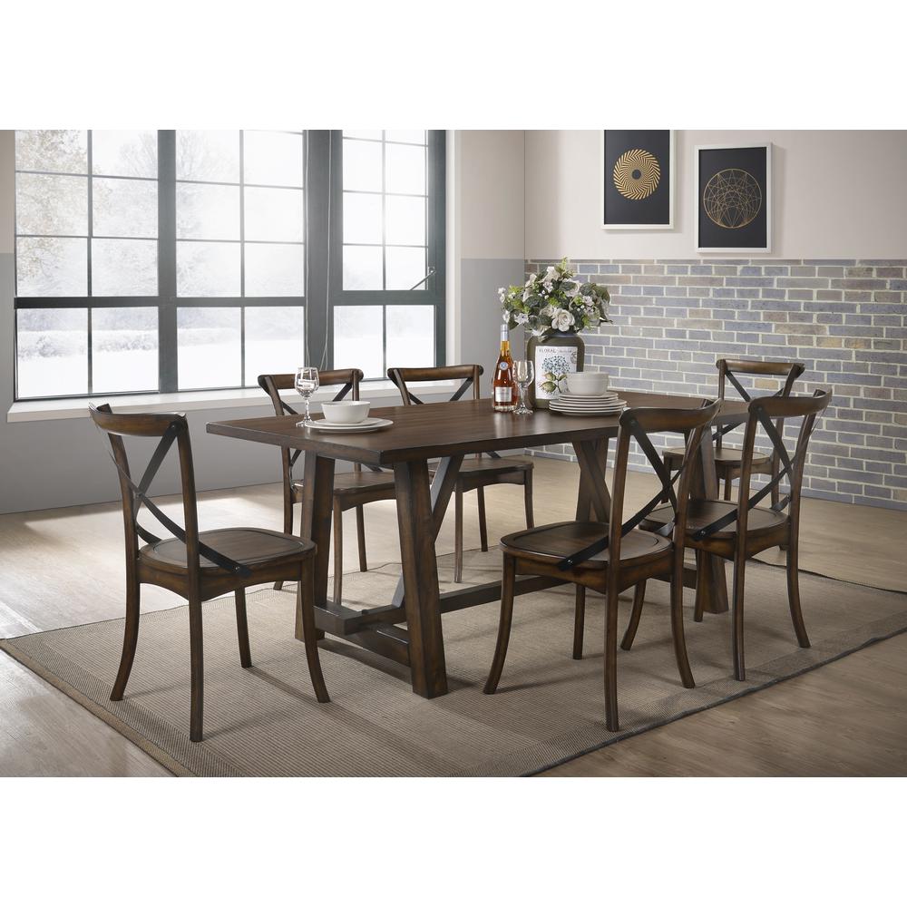 Kaelyn Dining Table, Dark Oak (73030)