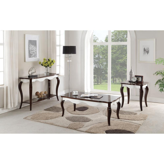 Mathias Coffee Table, Walnut & White (80680)