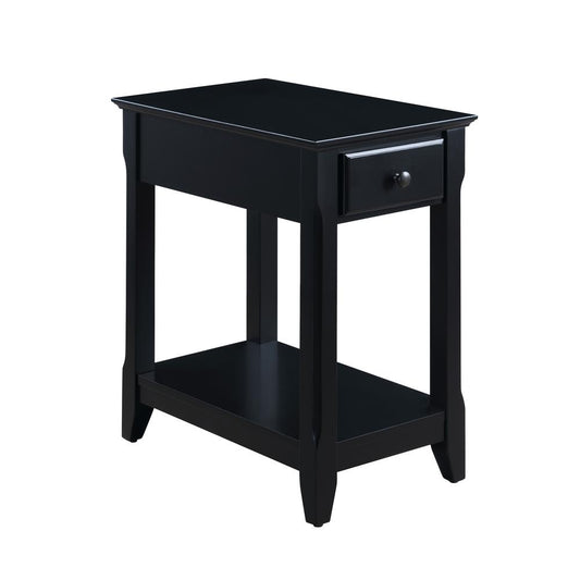 Accent Table, Black Finish 82740