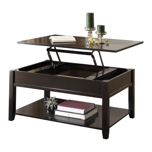 Malachi Coffee Table w/Lift Top, Black