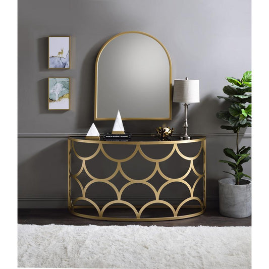 Console Table, Gold Finish 90820