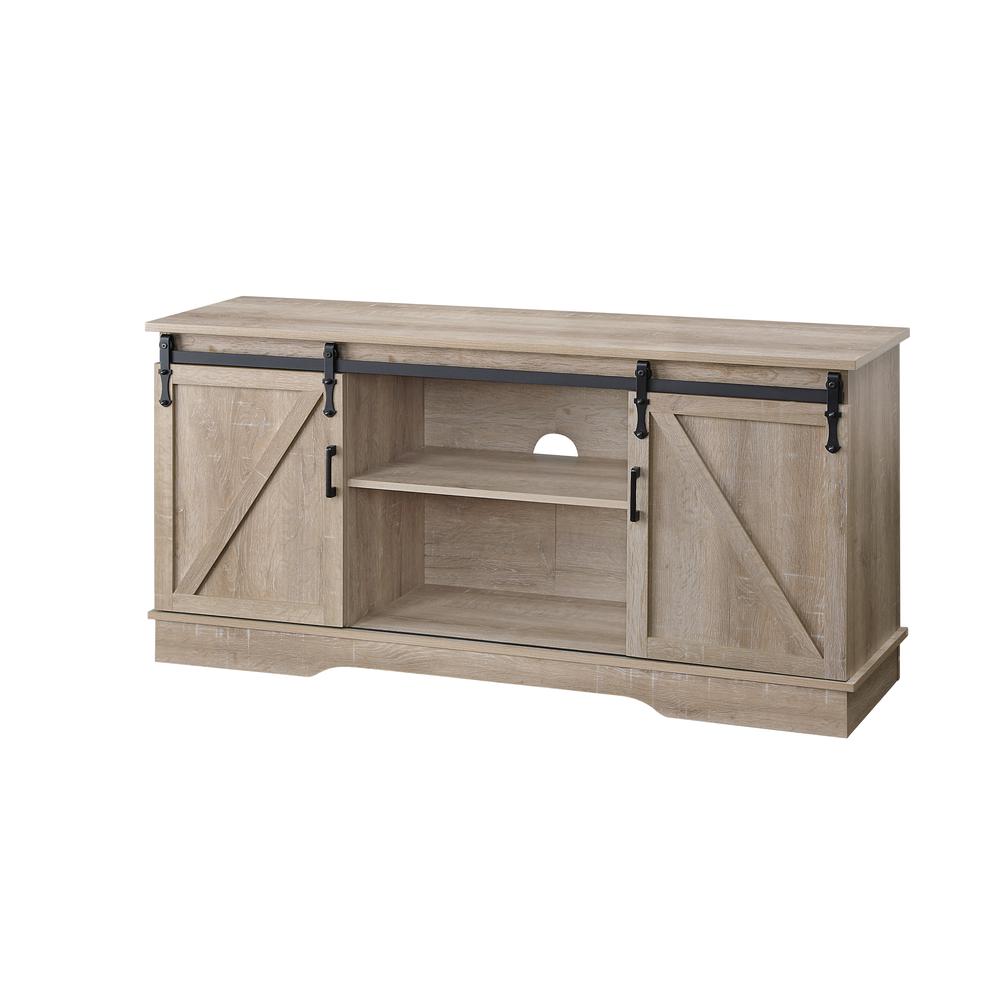 Bennet TV Stand, Oak Finish (91857)