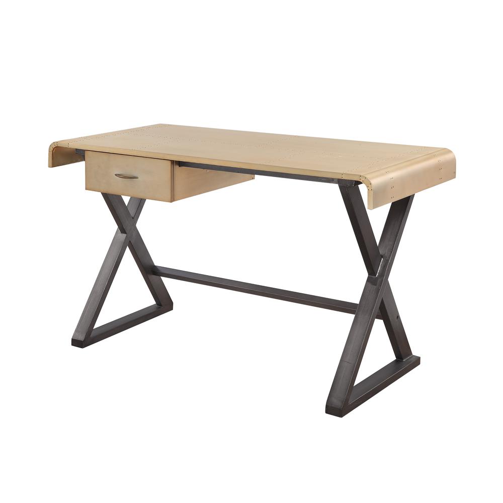 Danton Desk, Gold Aluminum (92424)