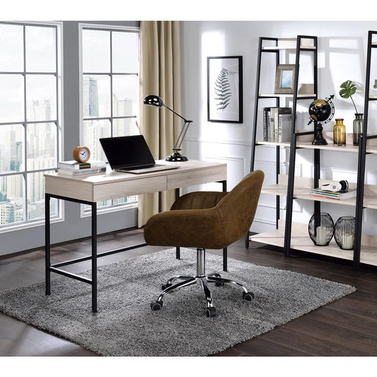 Desk, Natural & Black 92670