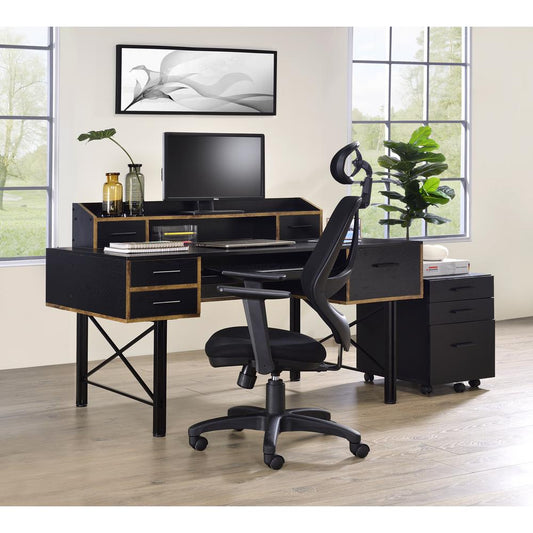 Computer Desk, Black Finish 92804