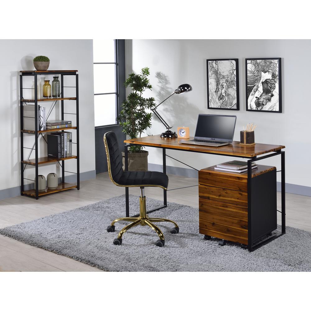 Desk, Oak & Black 92910