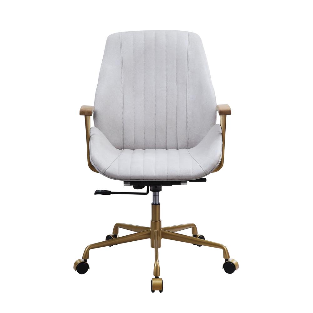 Argrio Office Chair, Vintage White Finish (93241)