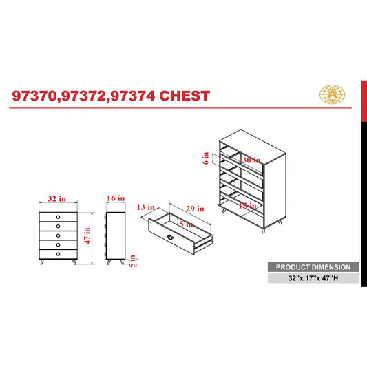 Elms Chest, White