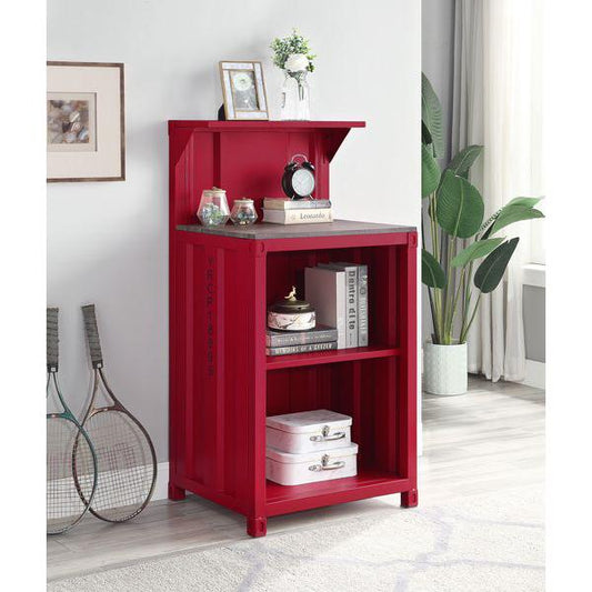 Cargo Red Finish Reception Desk