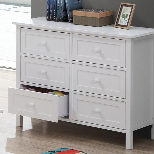 Iolanda White Finish Dresser