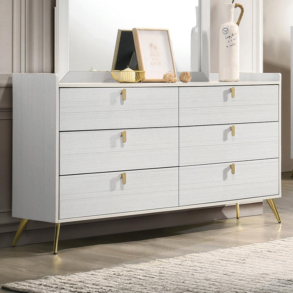 Zeena White Finish Dresser