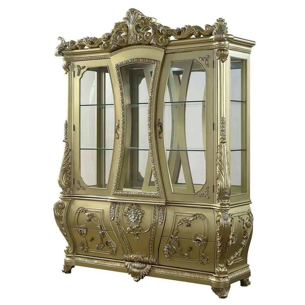 Cabriole Gold Finish Curio