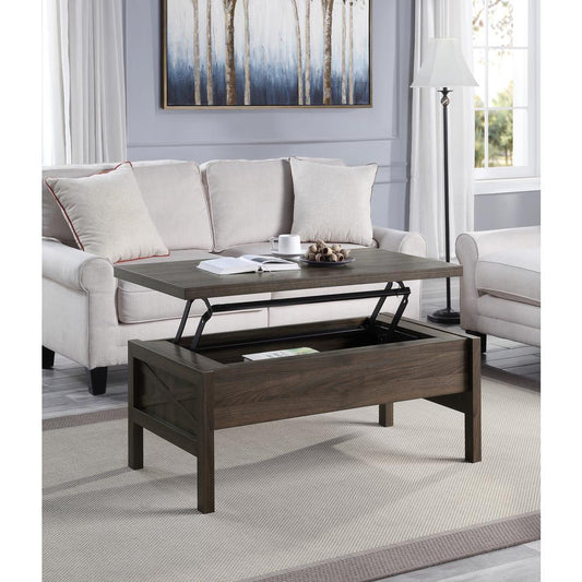 ACME Harel Coffee Table w/Lift Top, Walnut Finish