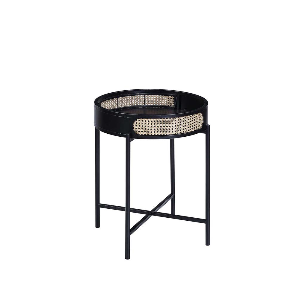 Colson Black Finish  End Table