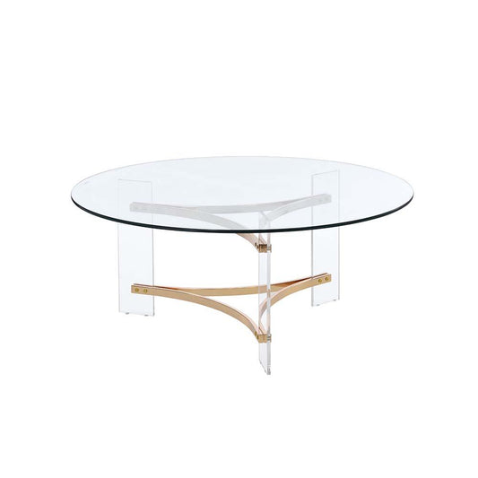 Sosi Gold Finish  Coffee Table