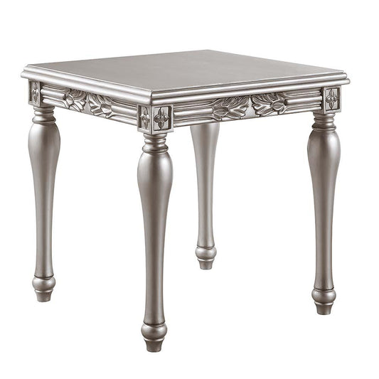 Pelumi Platinum Finish End Table