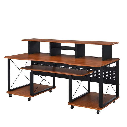 ACME Megara Music Desk, Cherry & Black Finish