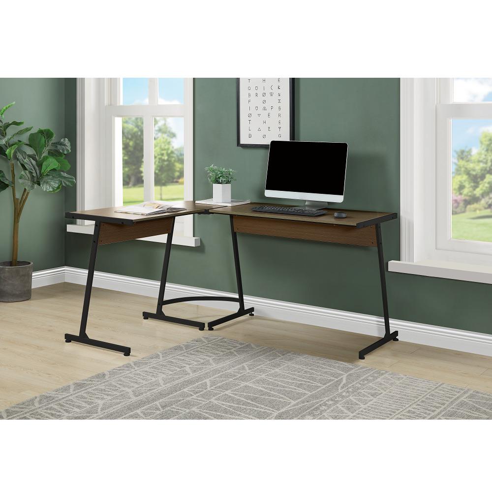 ACME Carver Computer Desk, Black Finish