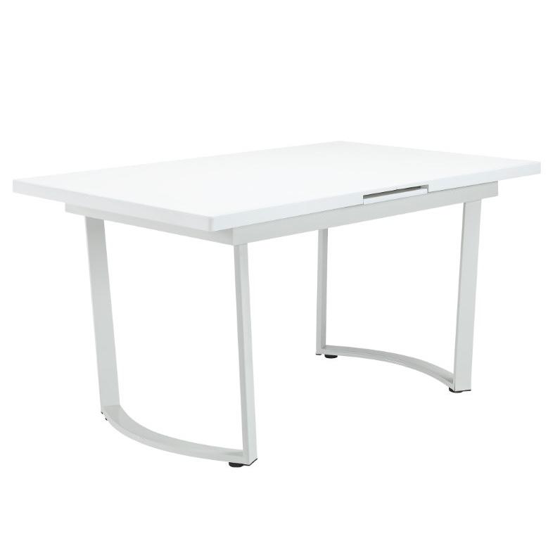 ACME Palton Dining Table, High Gloss White Finish