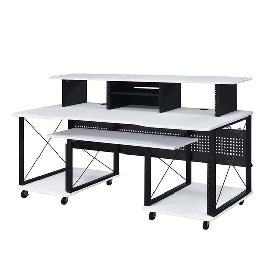 ACME Megara Music Desk, White & Black Finish