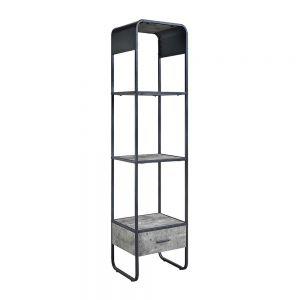 ACME Raziela Side Pier, Concrete Gray & Black Finish