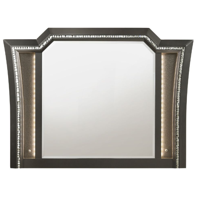 Kaitlyn Metallic Gray Mirror (LED)