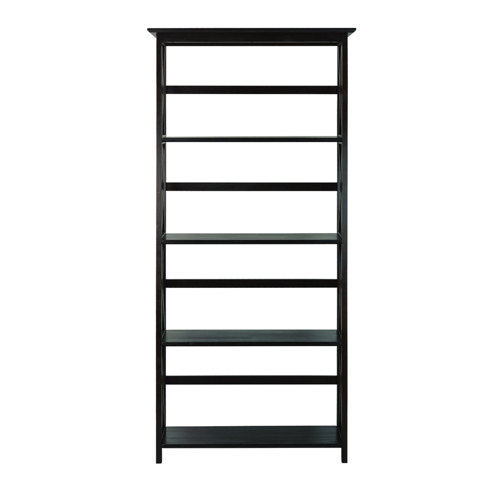 Montego 5-Shelf Bookcase-Espresso