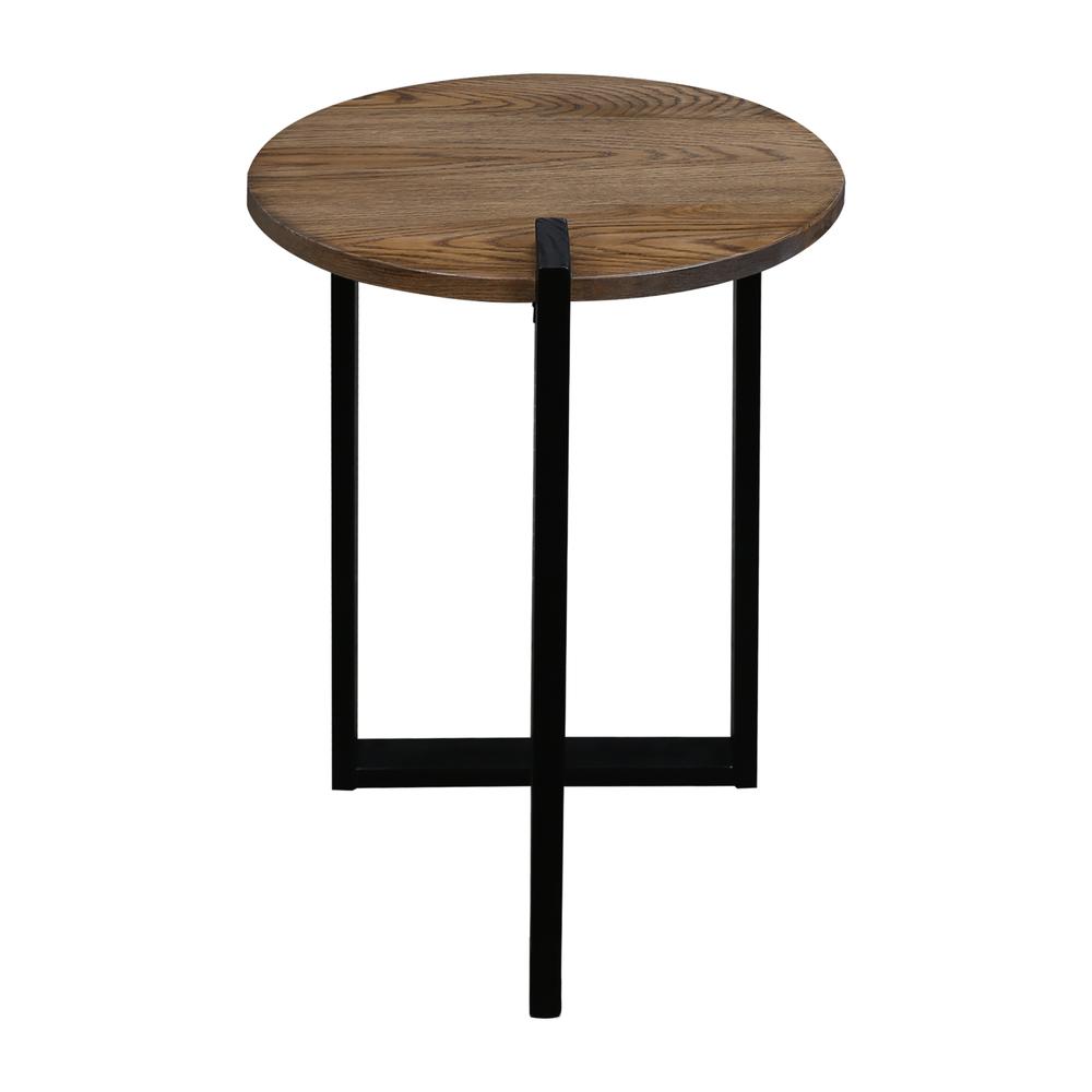 Sundial Contemporary Round End Table