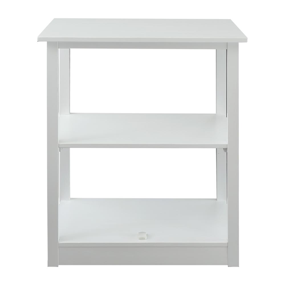 Adams 3-Shelf Bookcase with Concealed Sliding Track, Concealment Furniture