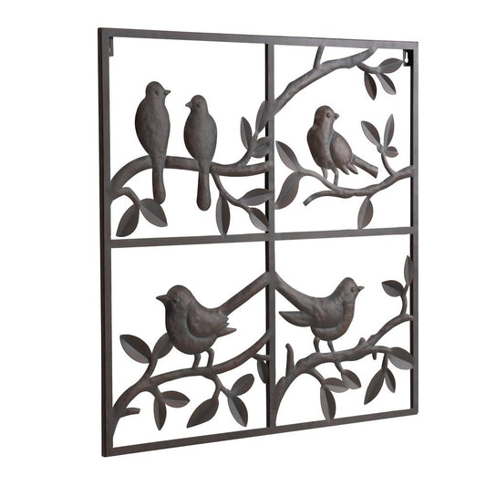 Sunjoy Decorative Birds Perching Wall Art