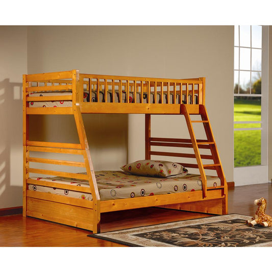 Sofia Twin Over Full Bunk Bed - Oak Finish