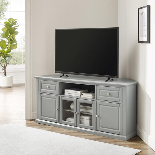 60" Corner Tv Stand Gray