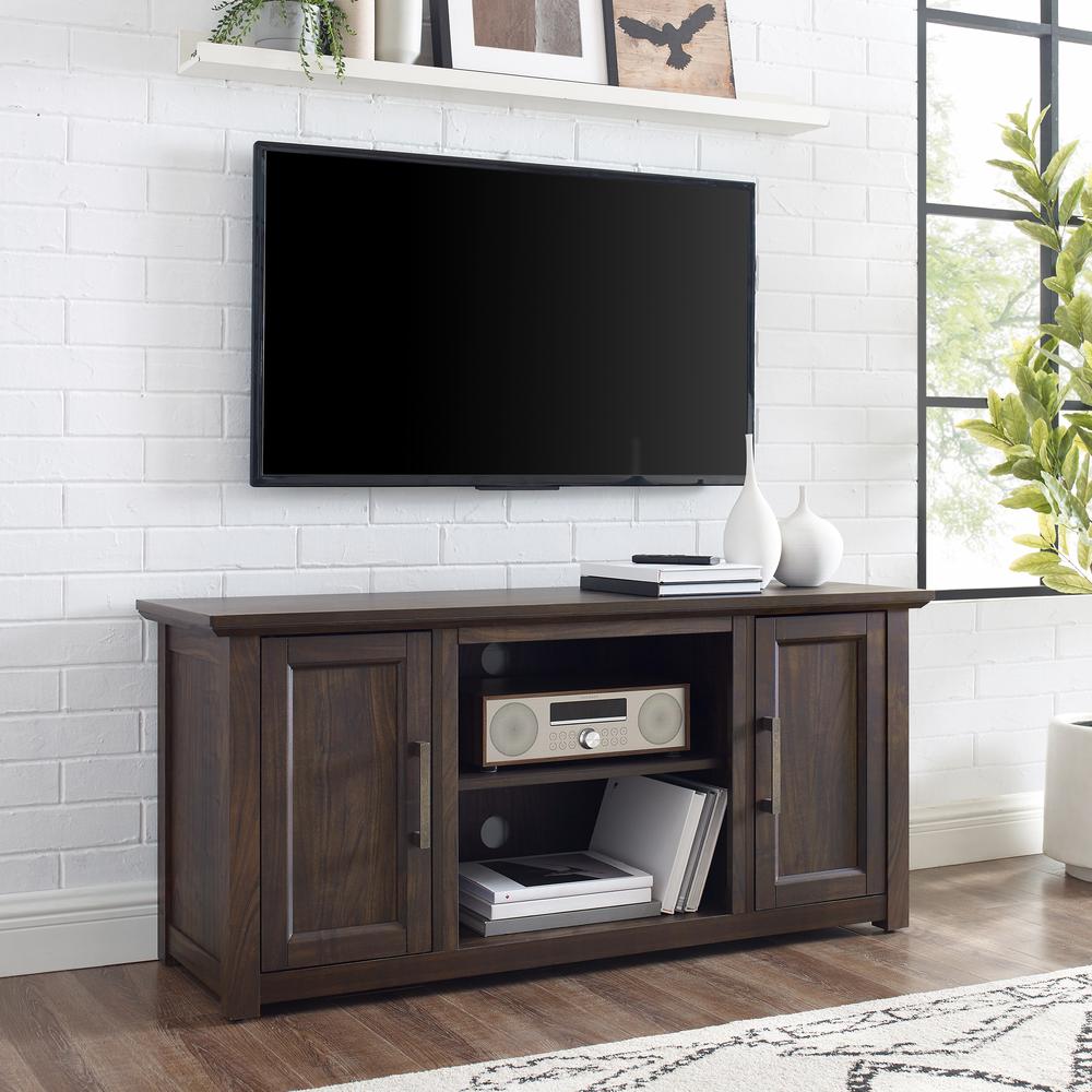 Camden 48" Low Profile Tv Stand Dark Walnut