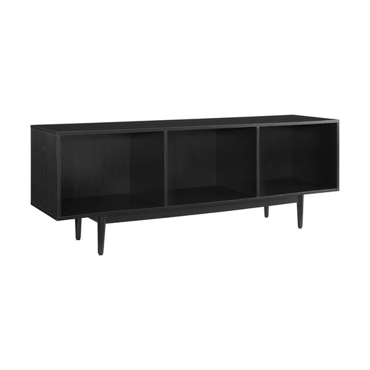 Liam Large Record Storage Console Cabinet Black