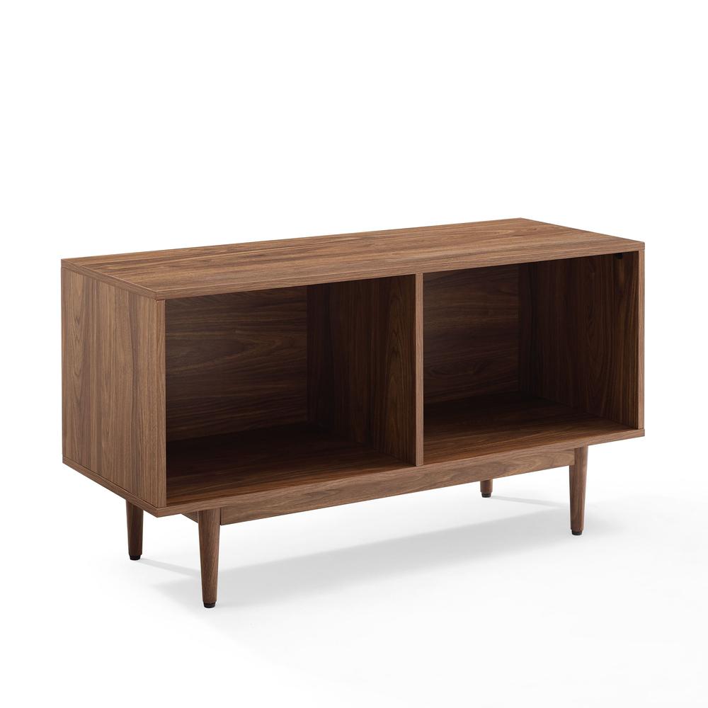 Liam Medium Record Storage Console Cabinet Walnut