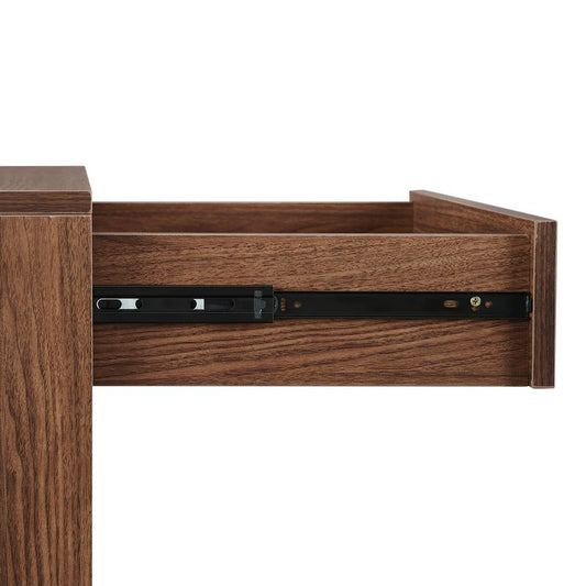 Liam Record Storage End Table Walnut